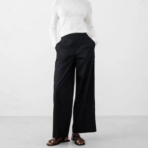 Banana Republic Classic Black Wide-Leg Trousers